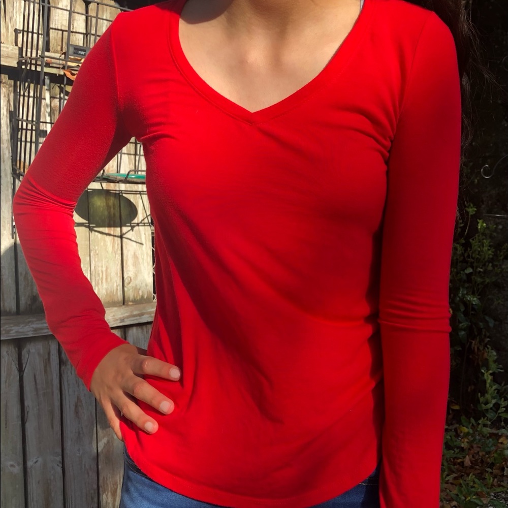 Red long sleeve